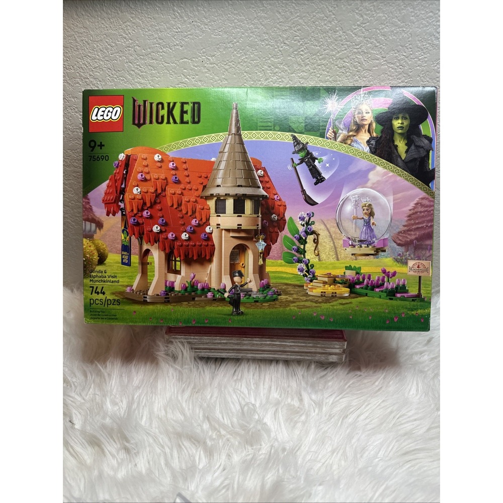 $60 🌙 LEGO Wicked 75690 Glinda & Elphaba Visit Munchkinland NEW SEALED